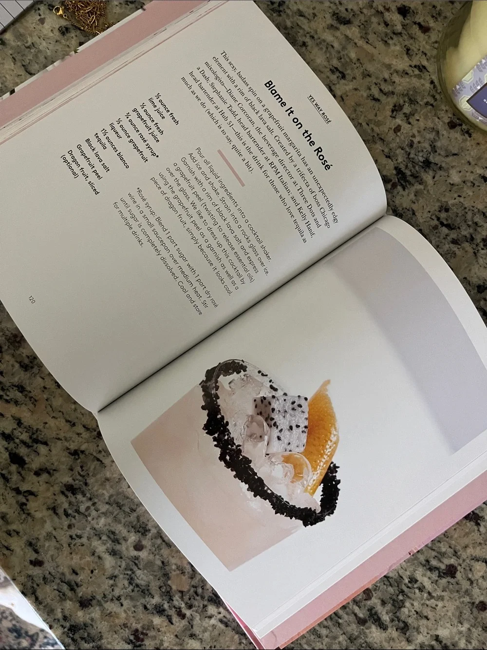 Target Yes Way Rosé Book - Pink and White Cover